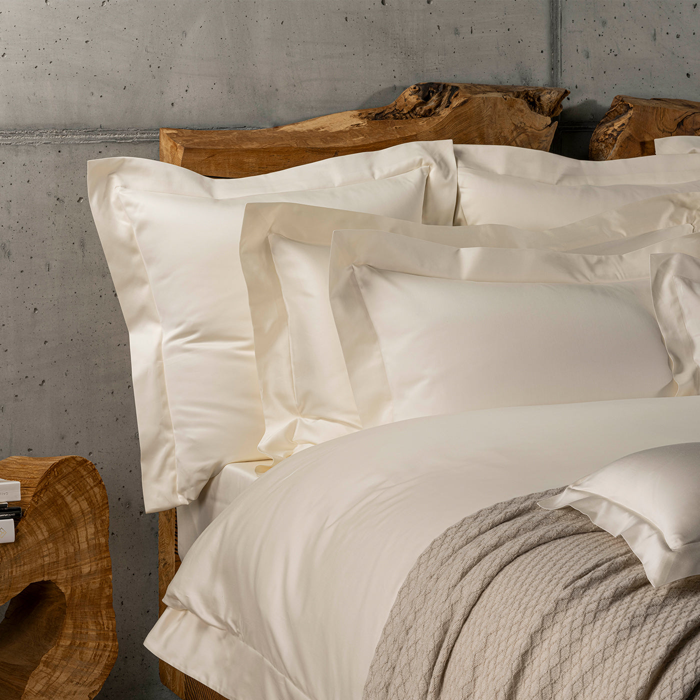 Capela - Housse de couette en satin 1000 fils