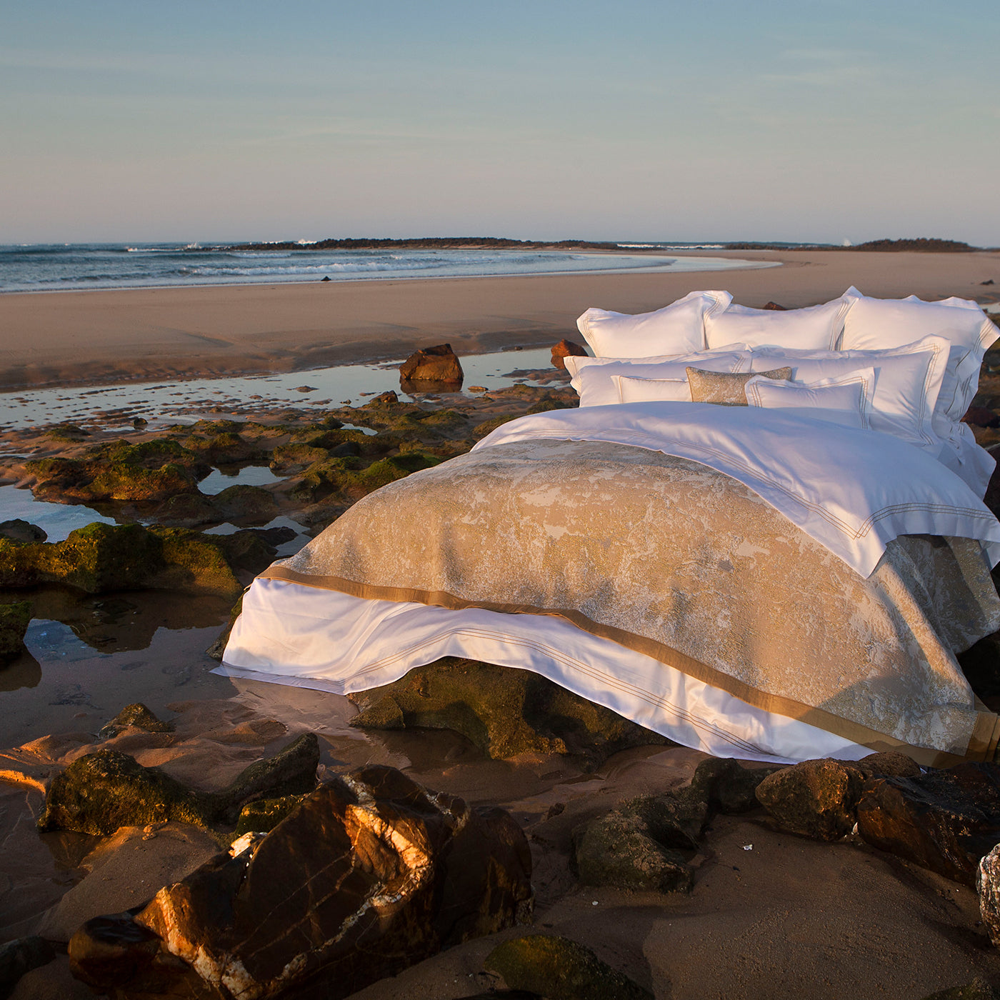 Housse de couette en satin Quadra