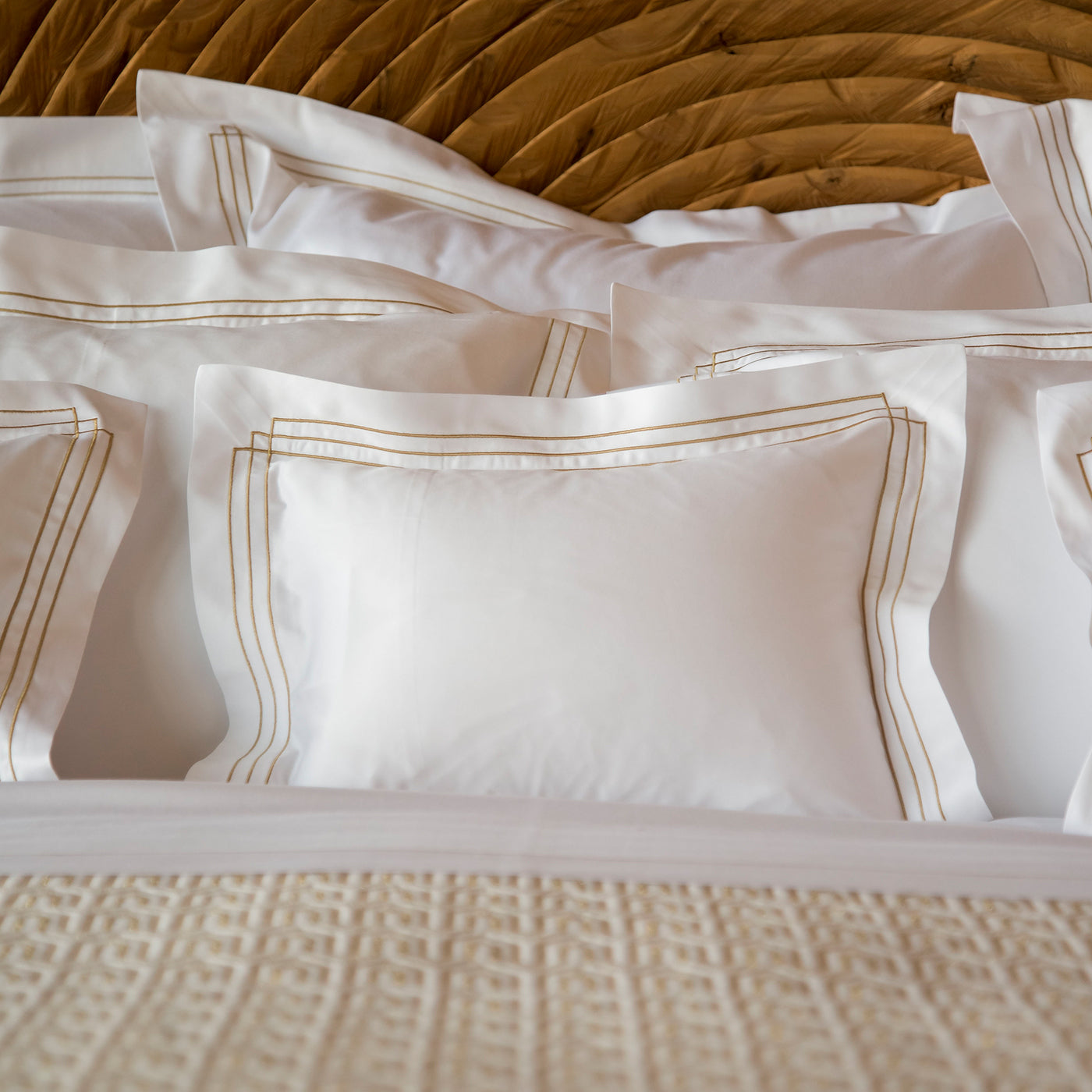 Taie d'oreiller en satin Quadra