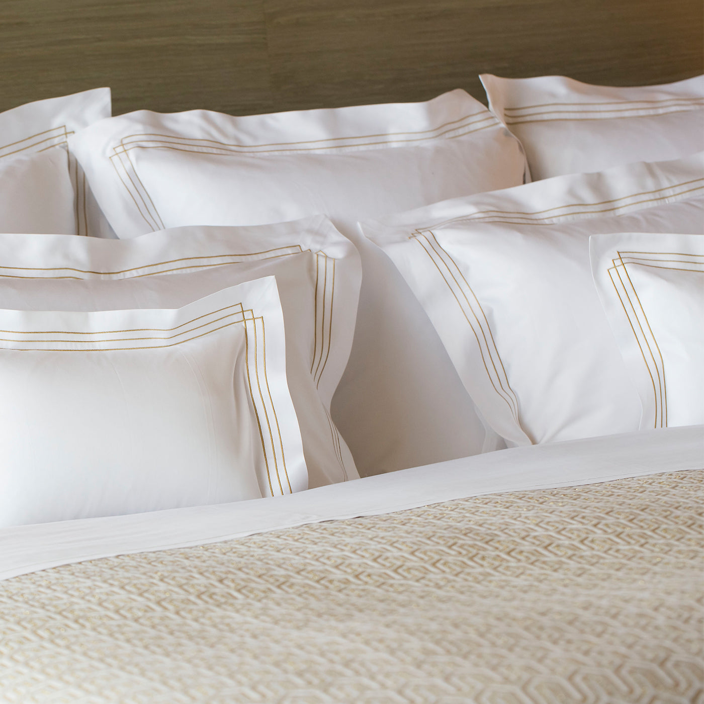 Taie d'oreiller en satin Quadra