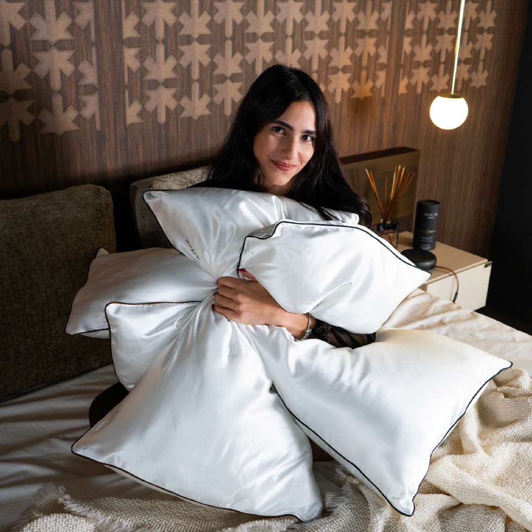 Pillowcase S22 100% Pure Silk Satin With Narrow Edge