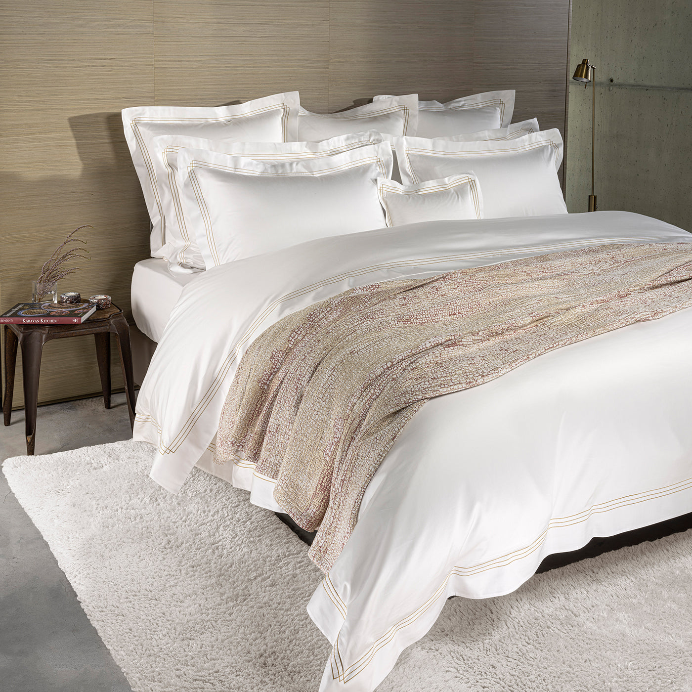 Housse de couette en satin Quadra 