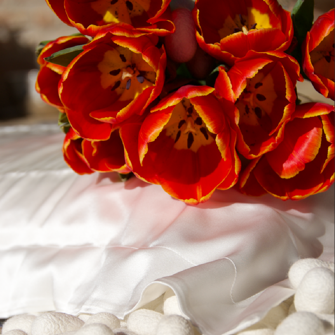 Pillowcase S22 100% Pure Silk Satin With Narrow Edge